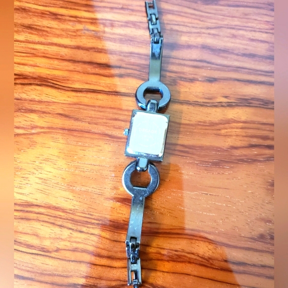 Decade Hematite Rhinestone Square Face Women's watch - Picture 7 of 11